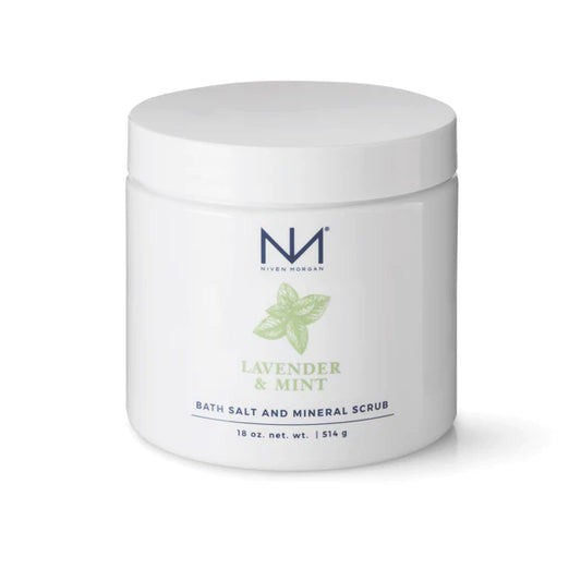 Niven Morgan “Lavender & Mint” Bath Salt & Mineral Scrub