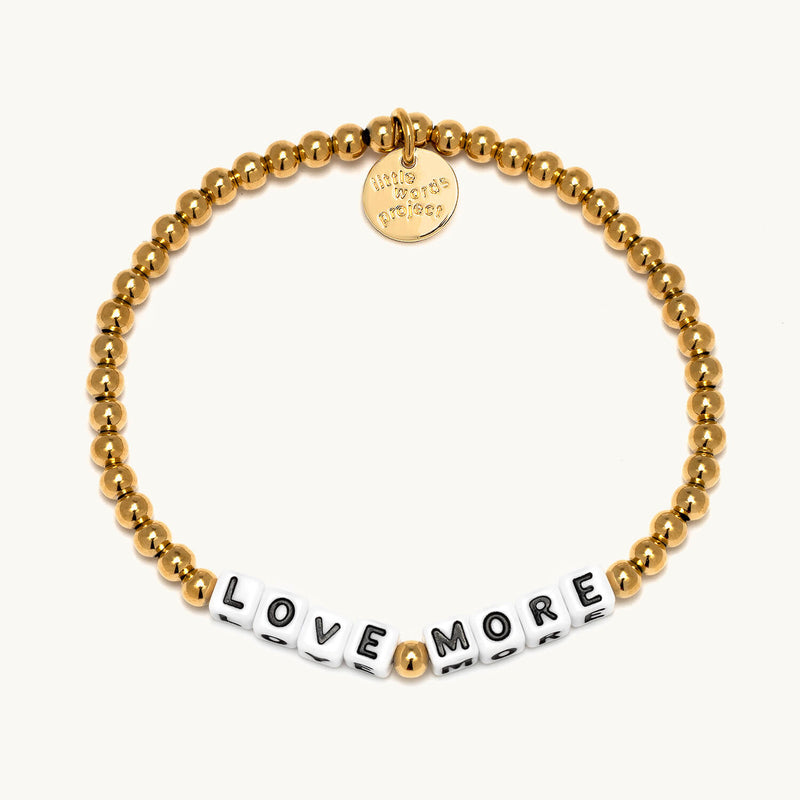 Little Words Project "Love More" - Waterproof Gold