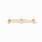 Julie Vos “Milano” Luxe Bangle Gold Pearl- Medium