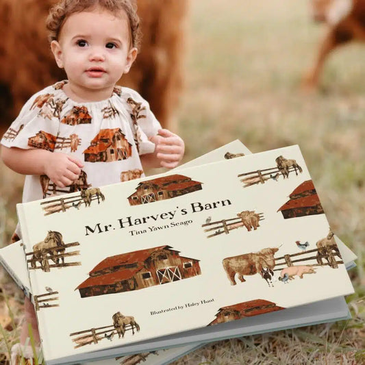 Milkbarn Kids "Mr. Harvey's Barn" Book -by Tina Seago Yawn