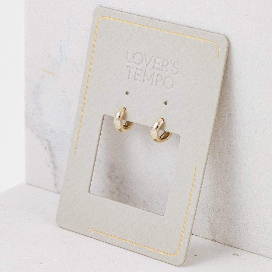 Lover’s Tempo “Bea” 10mm Hoop Earrings-Gold