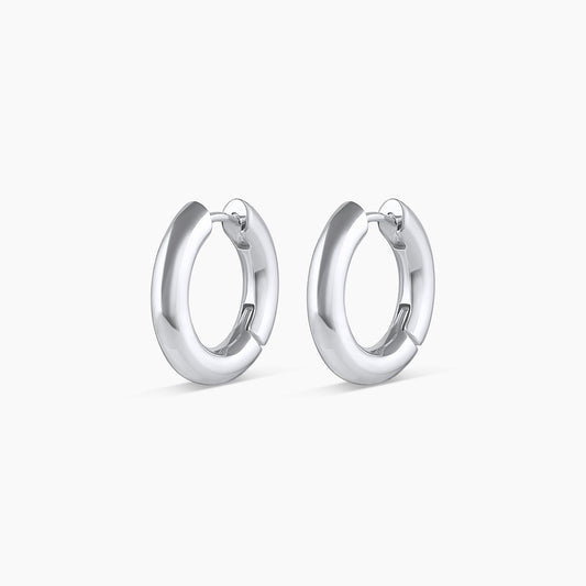 Gorjana Lou Hoops-Silver