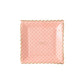Valentine's Square Scalloped Plates- 12ct (Red or Pink)