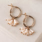 Lover's Tempo "Paloma" Hoop Earrings-Creme