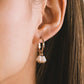 Lover's Tempo "Paloma" Hoop Earrings-Creme