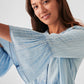 Faherty Dream Cotton Gauze Kasey Dress-Light Indigo Wash