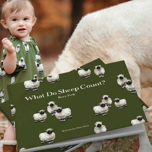 Milkbarn Kids "What Do Sheep Count? Book - by Rory Feek