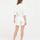 Spanx Stretch Twill Shorts, 6"- Bright White
