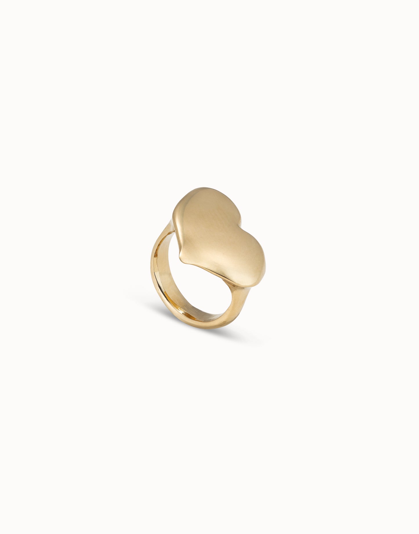 Uno de 50 "UNO Heart" Ring-Gold