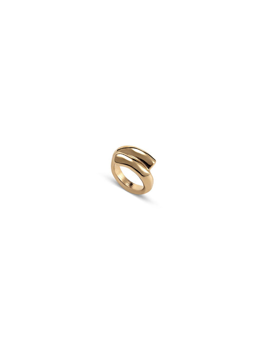 Uno de 50 "Crossed Legs" Ring-Gold