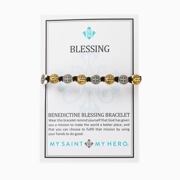 My Saint My Hero Blessing Bracelet-Mixed/Slate