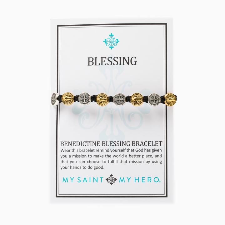 My Saint My Hero Blessing Bracelet-Mixed/Black