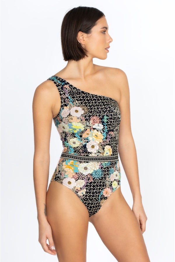 Johnny Was One Shoulder Swimsuit Multi Adelaide s Boutique