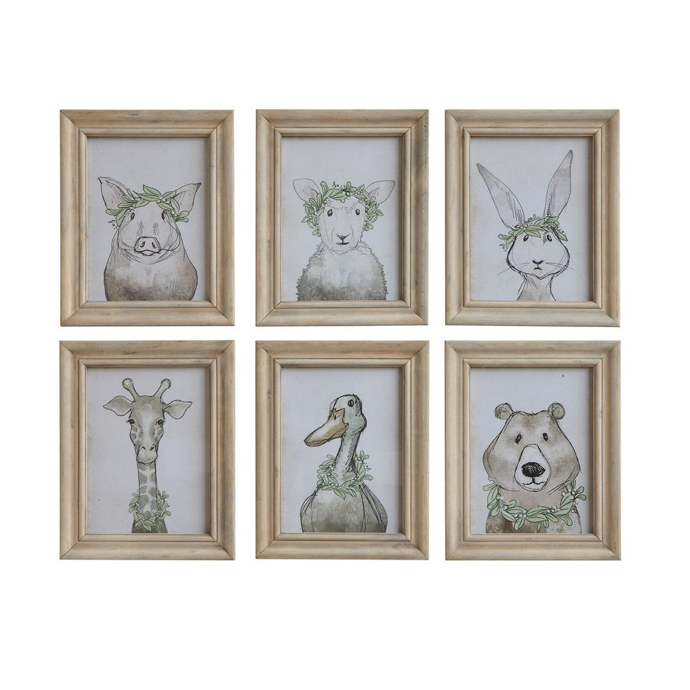 Wood Framed Wall Decor, 6 Styles Sold Separately