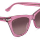 DIFF Eyewear "Alyssa" Macarena Pink Crystal with Wine Gradient Lenses