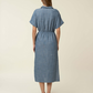FRNCH "Alienor" Dress- Bleu Azur