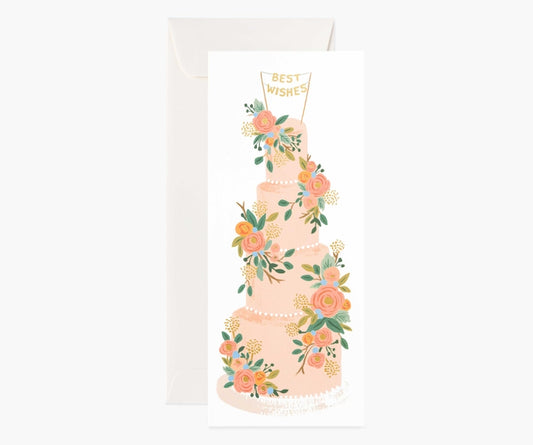 Rifle Paper Co. "Tall Wedding Cake" #10 Card