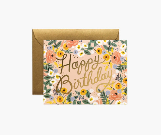 Rifle Paper Co. "Rose" Birthday Card