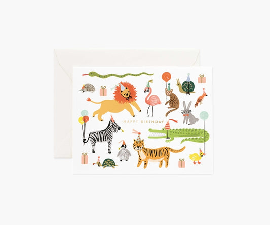 Rifle Paper Co. "Party Animals" Birthday Card