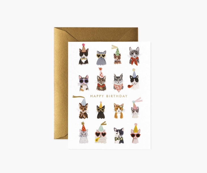 Rifle Paper Co. "Cool Cats" Birthday Card