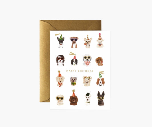 Rifle Paper Co. "Party Pups" Birthday Card