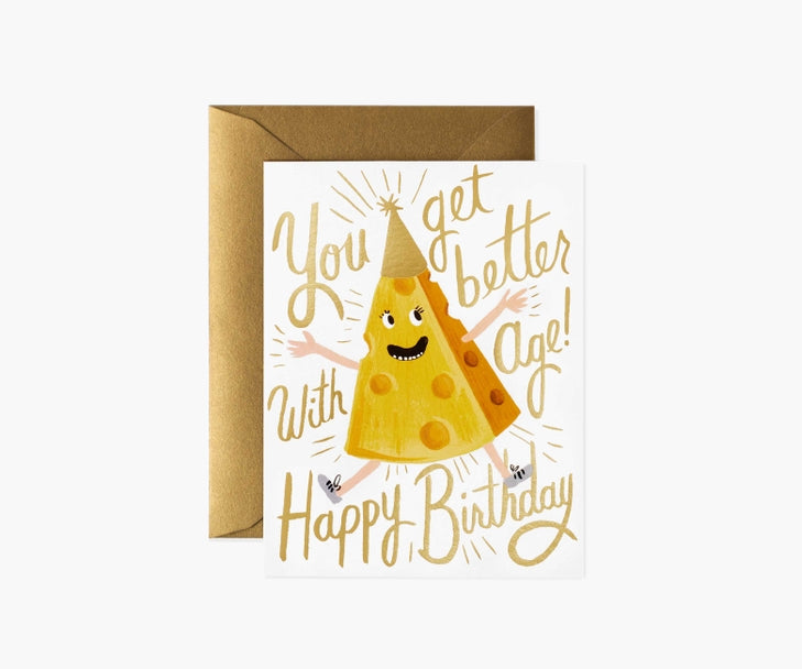 Rifle Paper Co. "Better with Age" Birthday Card