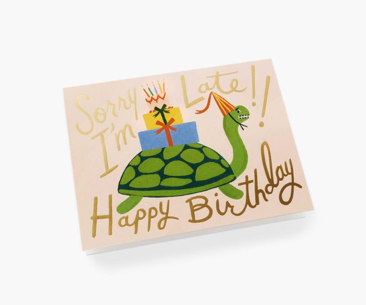 Rifle Paper Co. "Turtle" Belated Birthday Card