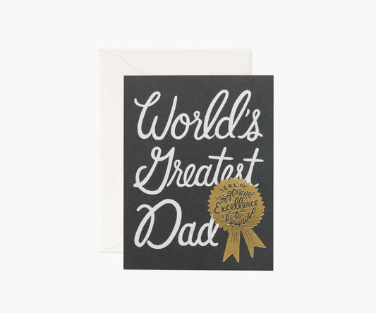 Rifle Paper Co. "World's Greatest Dad" Card