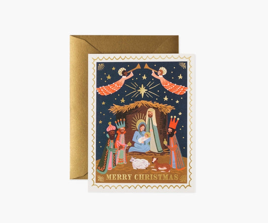 Rifle Paper Co. "Christmas Nativity" Card