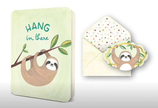 Studio Oh! “Hang In There” Sloth Card