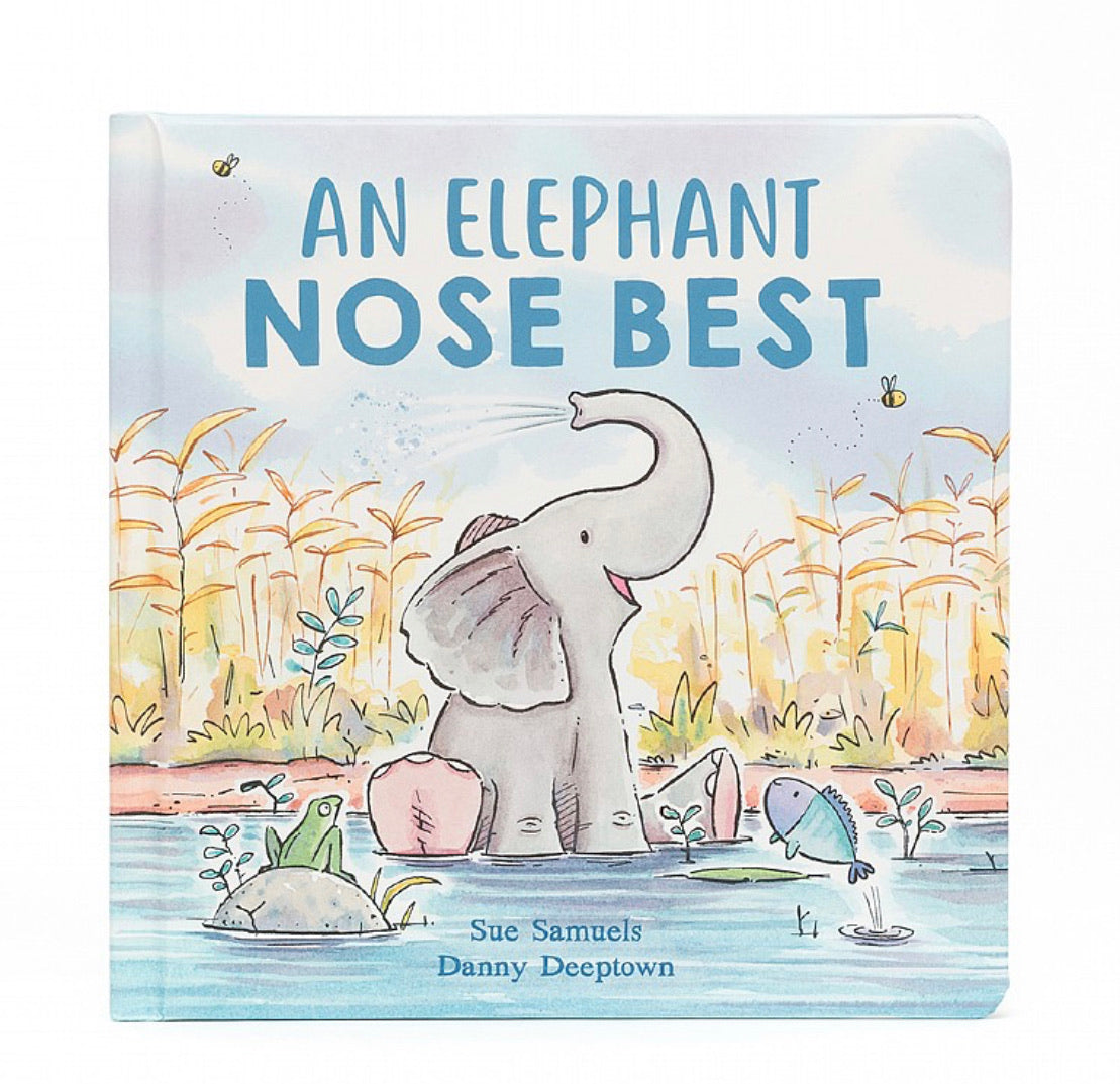 Jellycat "An Elephant Nose Best" Book