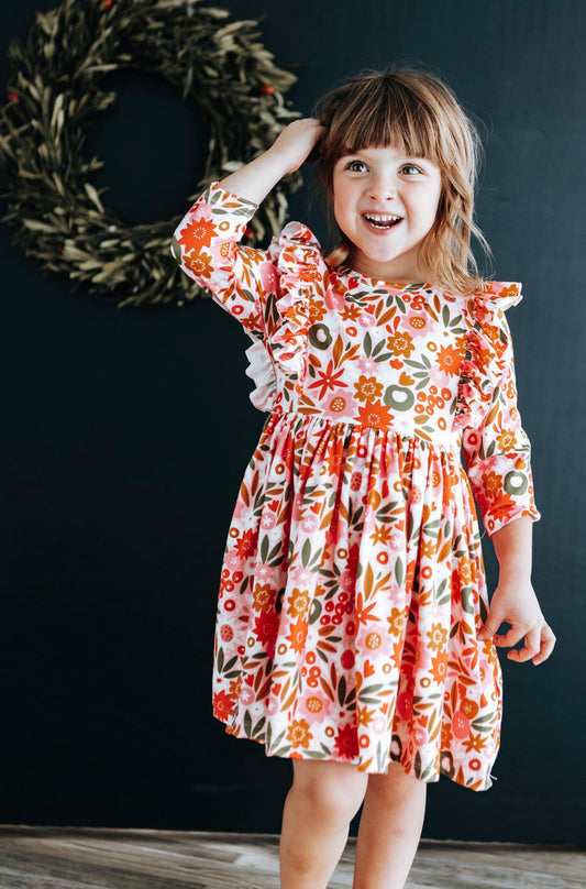 Mila & Rose "Pick a Posy" Ruffle Twirl Dress