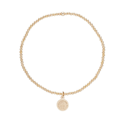 Enewton "Classic" Blessing 2mm Bead Bracelet- Gold