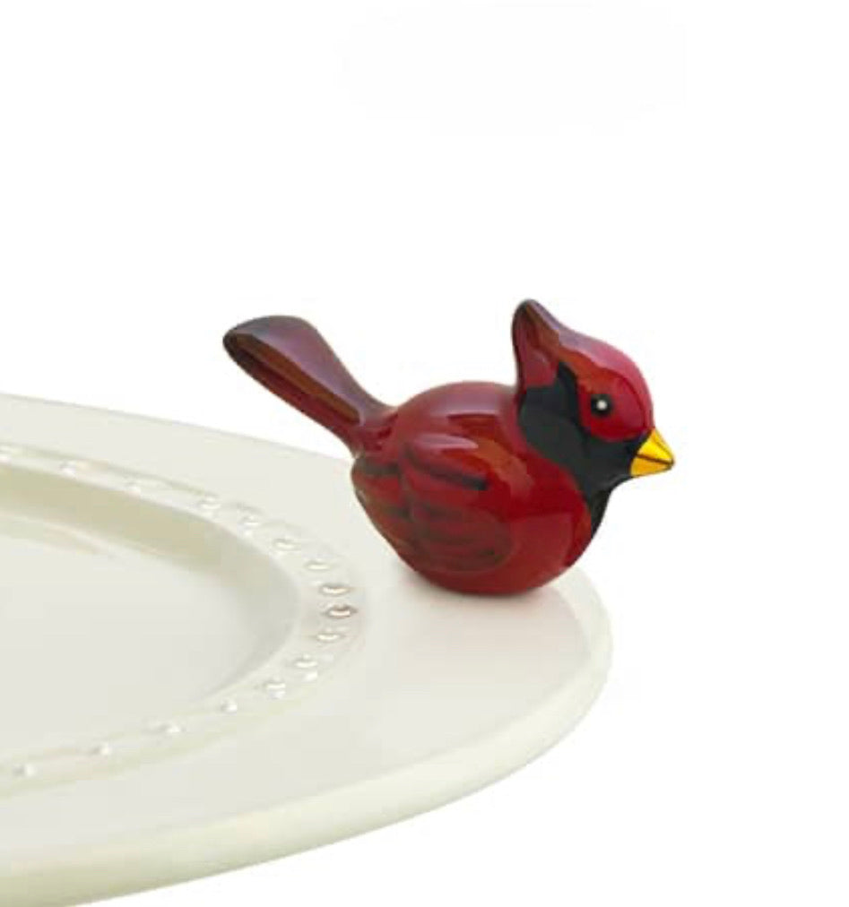 A204 Nora Fleming Winter Songbird (Cardinal)