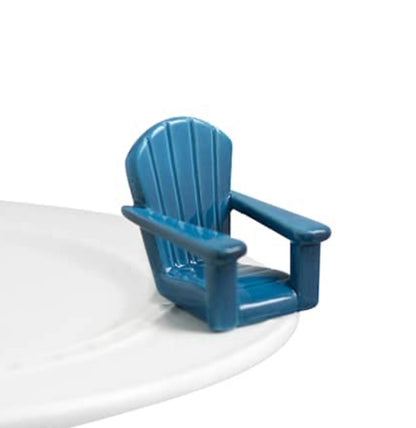 A67 Nora Fleming Chillin' Chair (Blue Adirondack)
