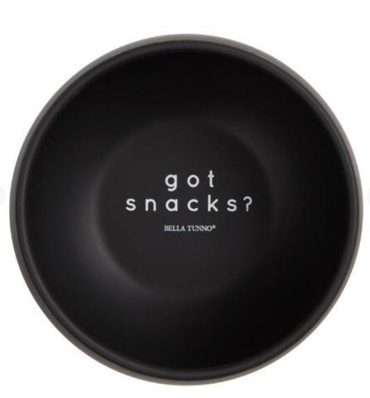 Bella Tunno “Got Snacks?" Wonder Bowl