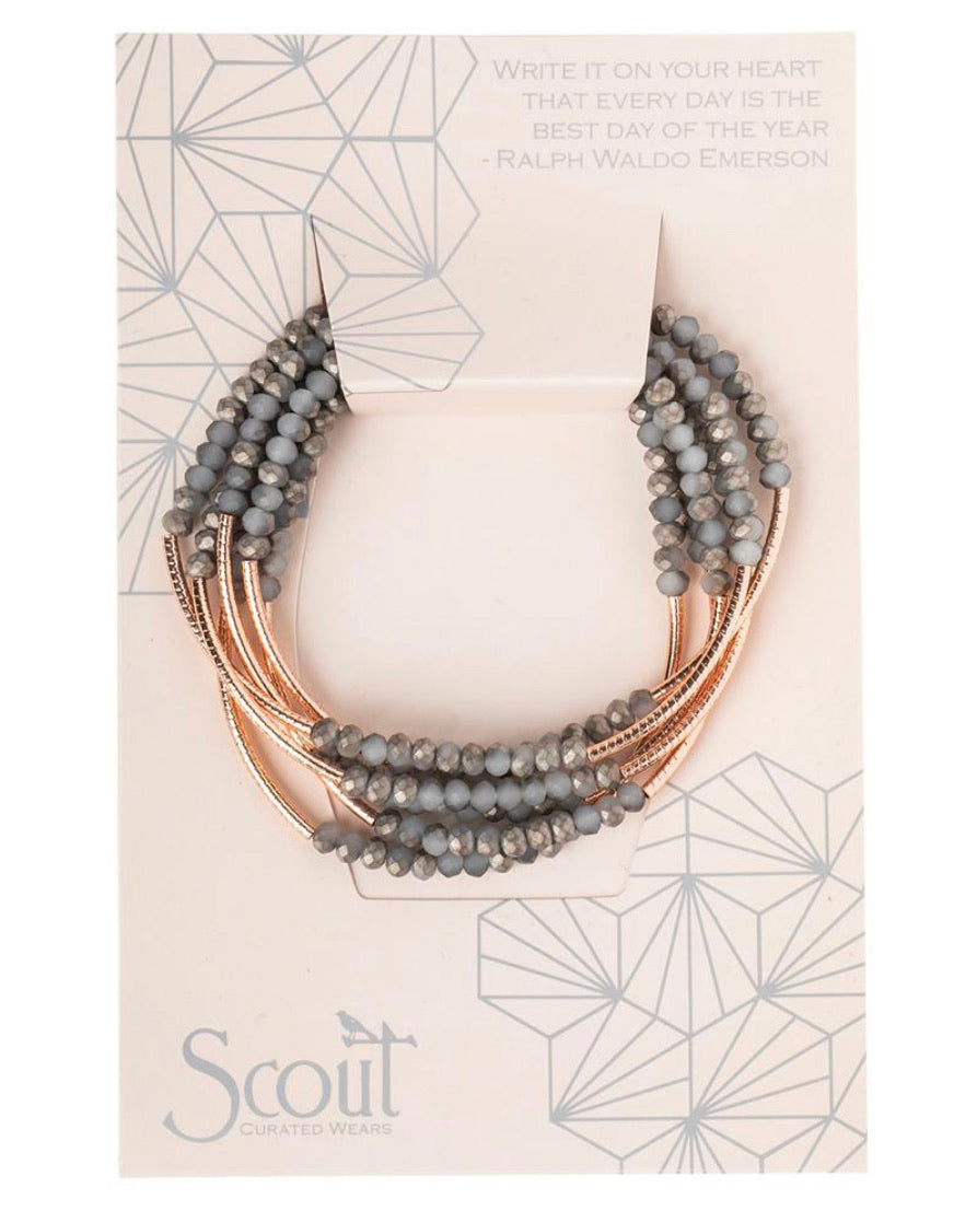 Scout Curated Wrap Pewter/Rose Gold
