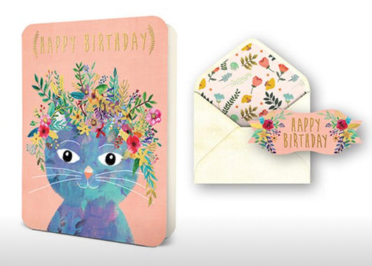 Studio Oh!  “Happy Birthday Cat” Card