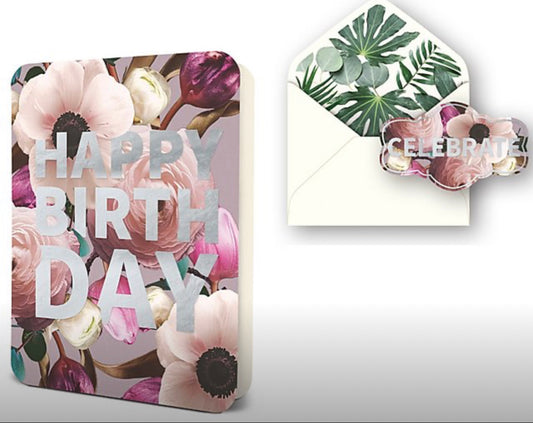 Studio Oh! “Happy Birthday” Blush Card