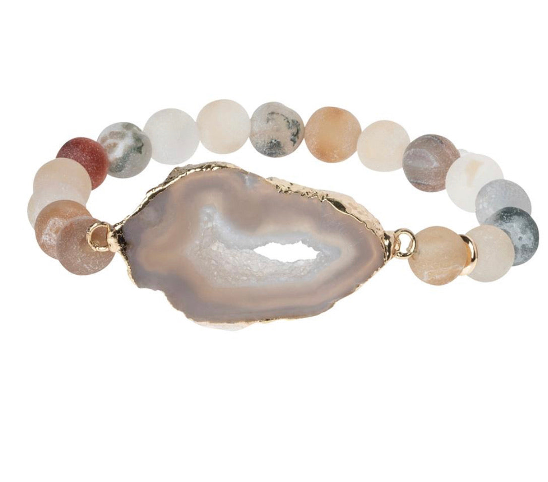 Scout Curated Geode Stack Sand/Smoke/Gold