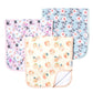 Copper Pearl Baby Burp Cloths (Set of 3) in 14 Colors
