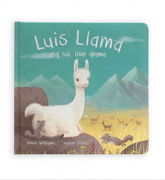 Jellycat Luis Llama Book