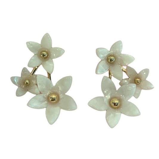 Flower Trio Resin Earring