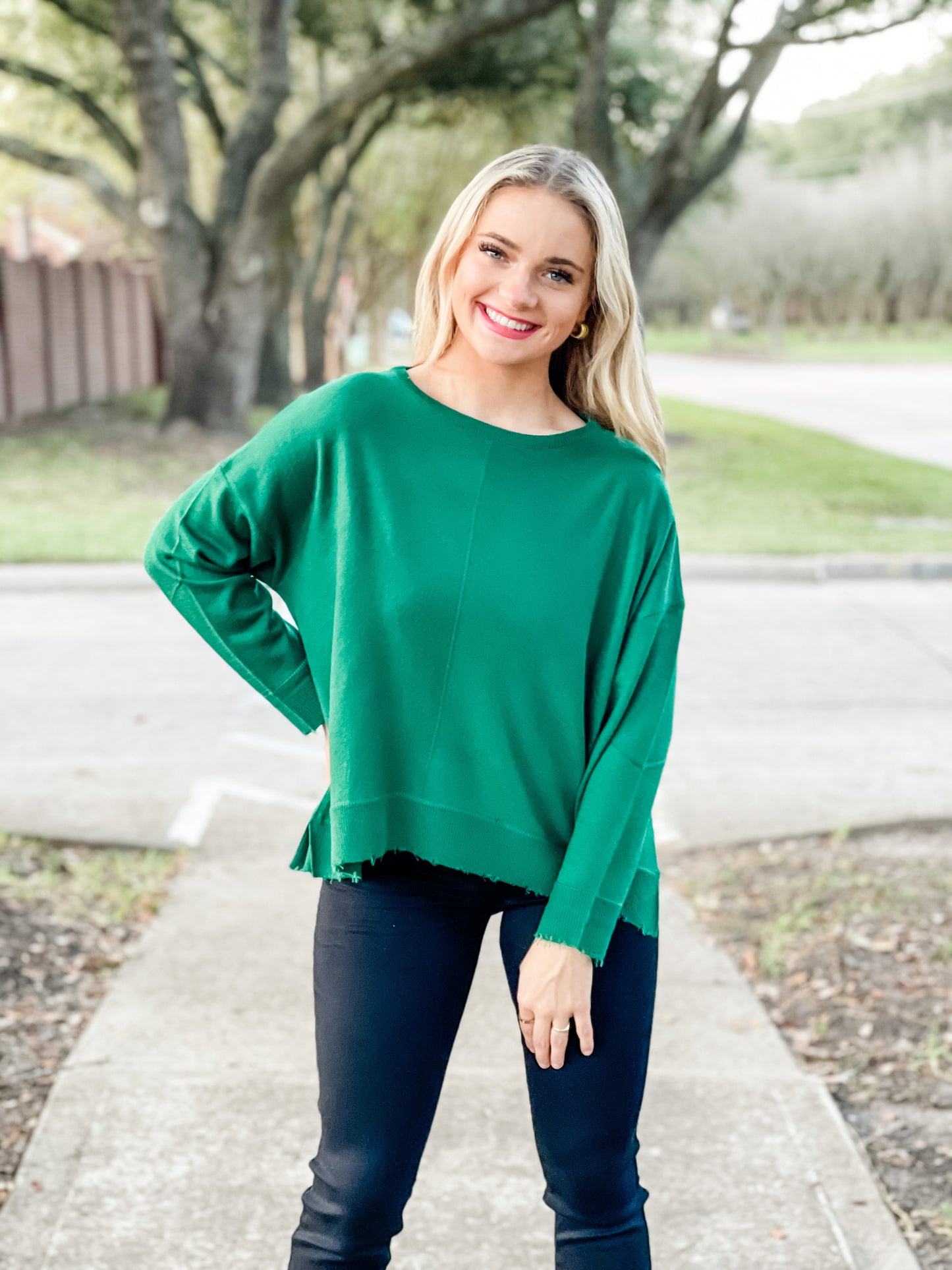 Kerisma "Lawson" Top- Emerald