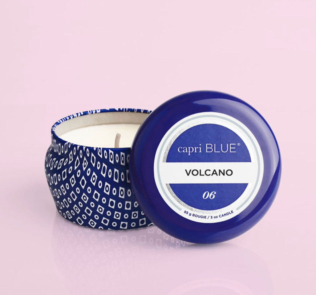 Capri Blue Signature Blue Mini Tin-Volcano