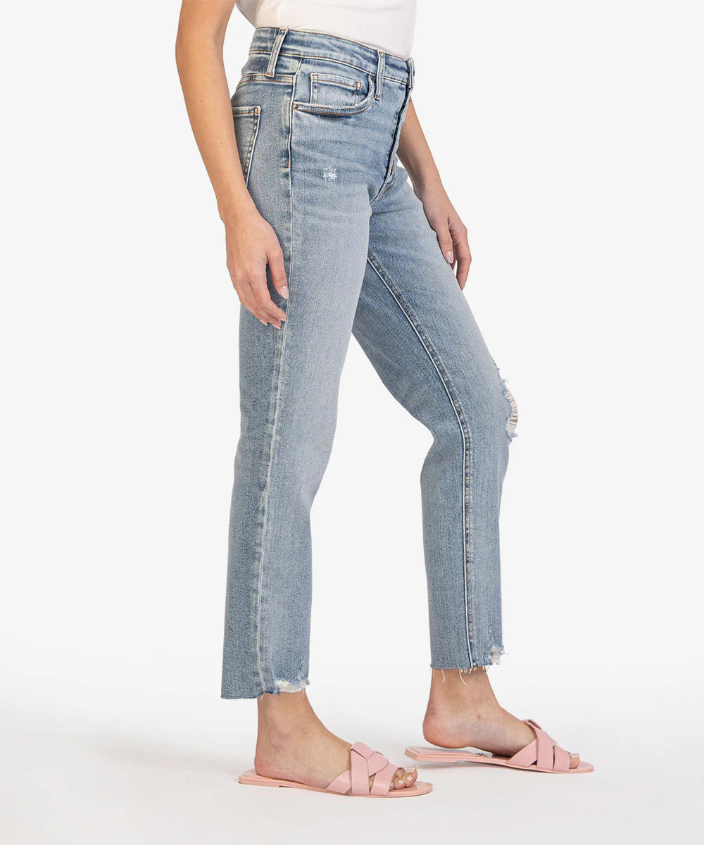 Kut from the Kloth "Rachael" High Rise Fab Ab Mom Jean-Dignify