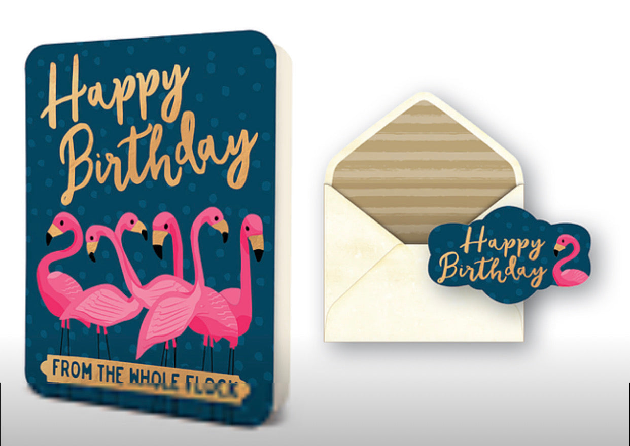 Studio Oh! “Flamingo Birthday Flock” Card