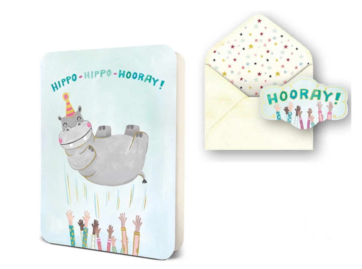 Studio Oh! “Hippo Hippo Hooray” Card