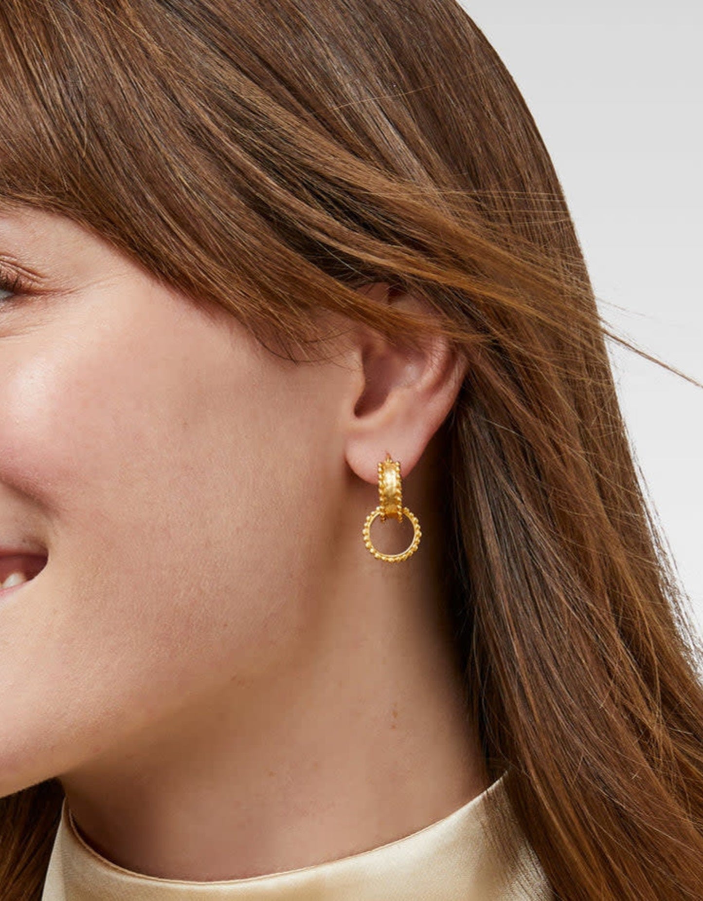 Julie Vos “Marbella” 2-in-1 Earring-Gold