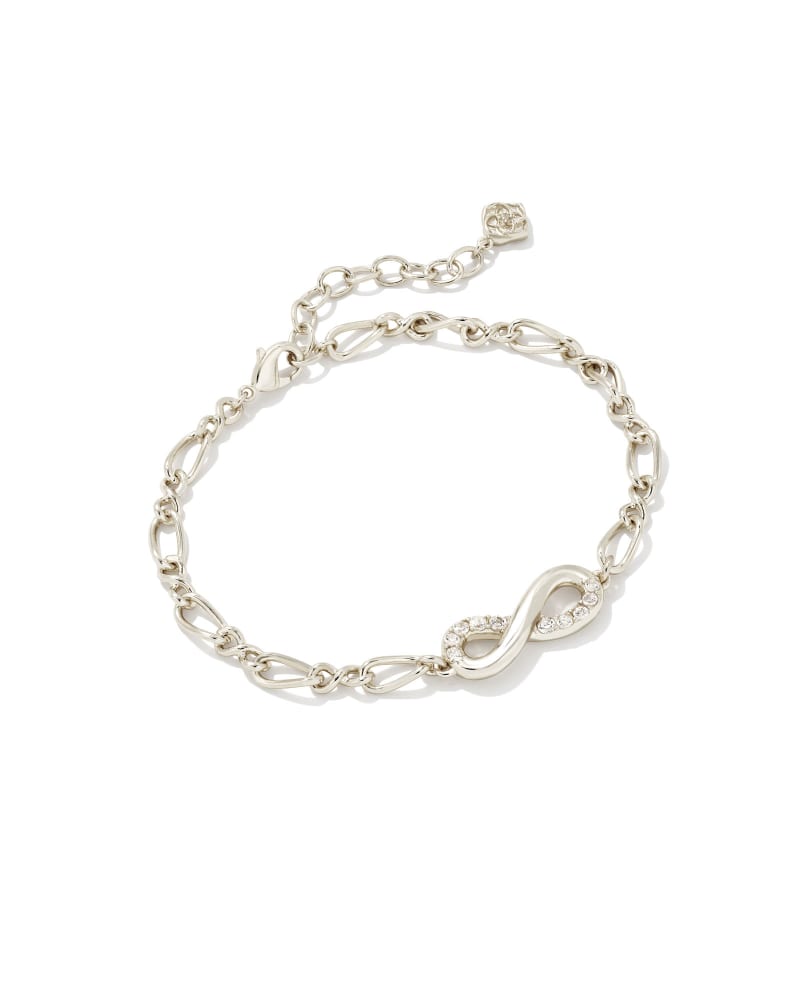 Kendra Scott Larsan Tennis Bracelet in White Cubic Zirconia, Gold-Plated |  REEDS Jewelers